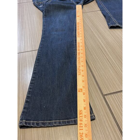 y2k grunge streetwear rodeo western cowgirl Candies bootcut jeans womens sz 11 - Picture 4 of 10